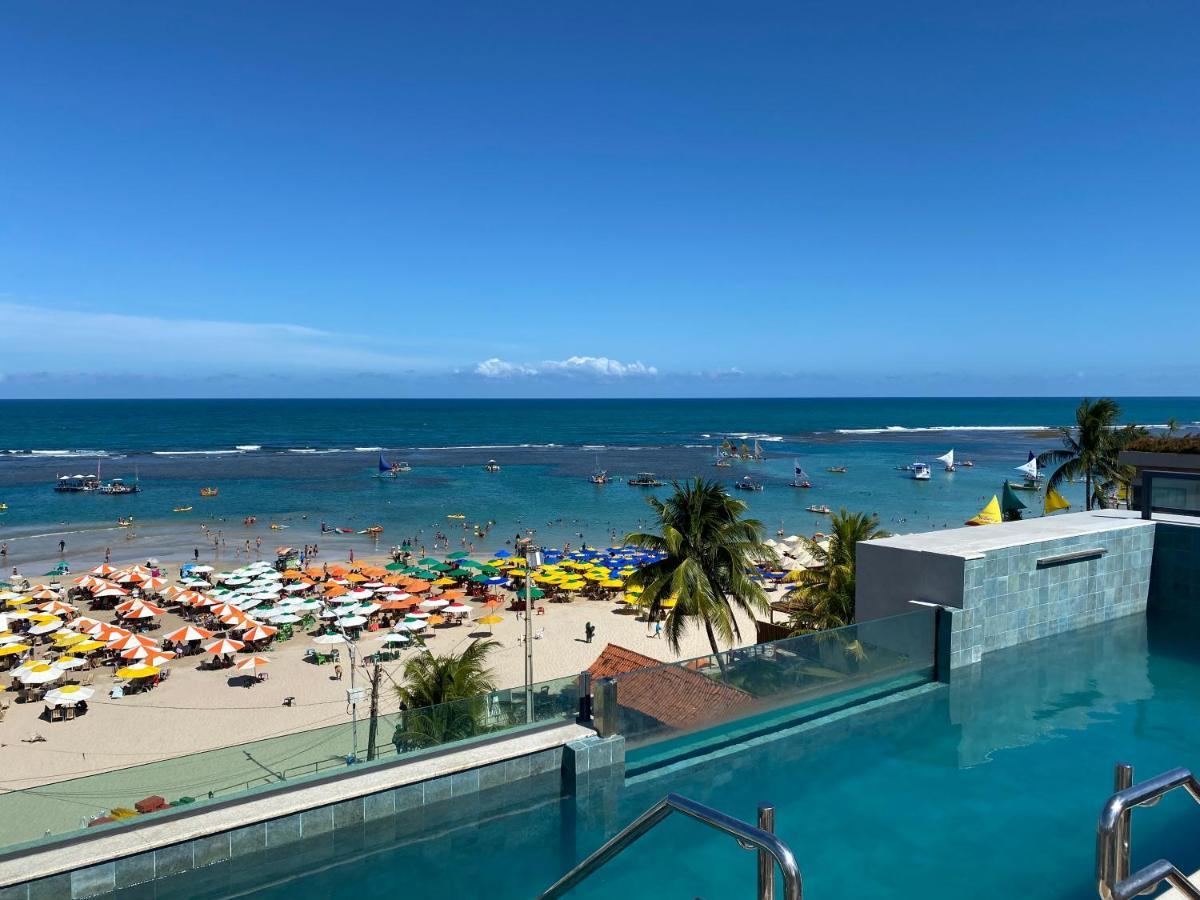 Flat Beira Mar Com Varanda Em Порту-де-Галиньяш Экстерьер фото